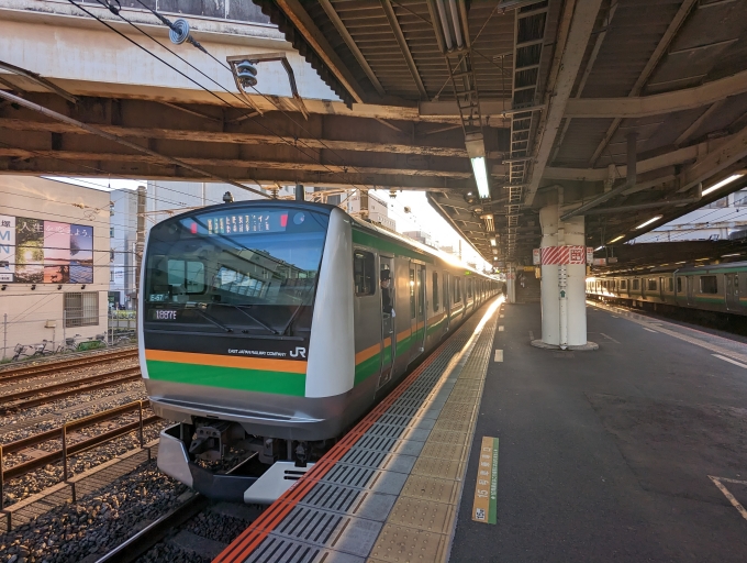 鉄道乗車記録の写真:乗車した列車(外観)(1)        「東海道線」