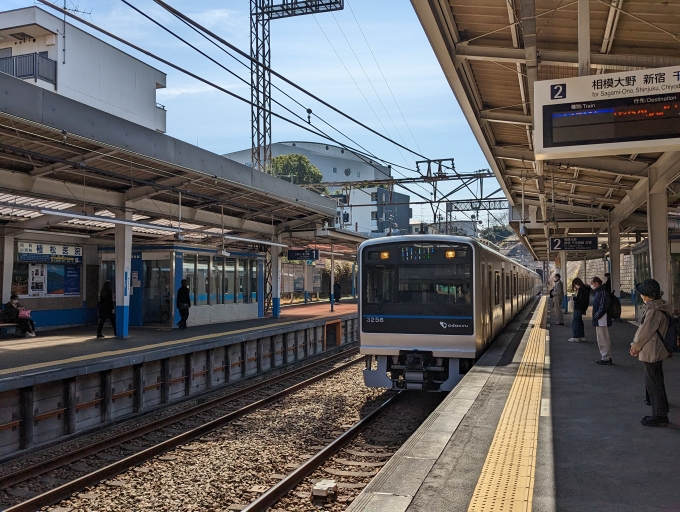 鉄道乗車記録の写真:乗車した列車(外観)(1)          「小田急江ノ島線
小田急3000形（2代目）」