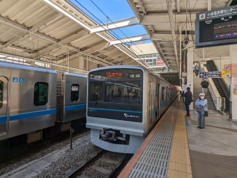 新百合ヶ丘駅から五月台駅の乗車記録(乗りつぶし)写真