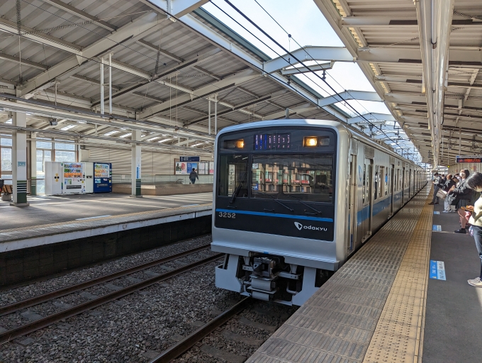 鉄道乗車記録の写真:乗車した列車(外観)(1)          「小田急多摩線
小田急3000形（2代目）」