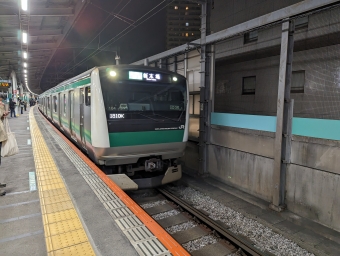 浮間舟渡駅から赤羽駅の乗車記録(乗りつぶし)写真