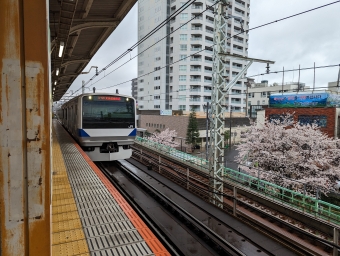 三河島駅から上野駅の乗車記録(乗りつぶし)写真