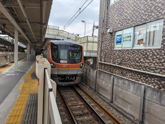横浜駅から菊名駅の乗車記録(乗りつぶし)写真