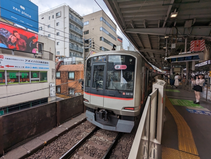 鉄道乗車記録の写真:乗車した列車(外観)(1)          「東急電鉄5000系」