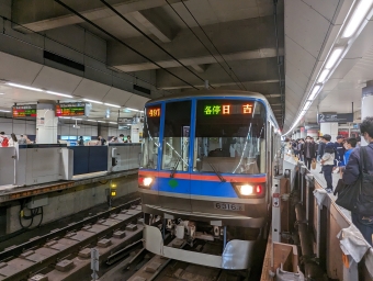 奥沢駅から日吉駅の乗車記録(乗りつぶし)写真