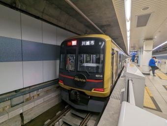 新横浜駅から新綱島駅の乗車記録(乗りつぶし)写真