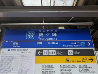 鶴ヶ峰駅 写真:駅名看板