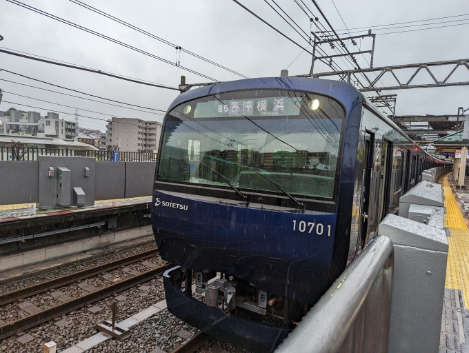 鉄道乗車記録の写真:乗車した列車(外観)(1)          「相模鉄道10000系
」