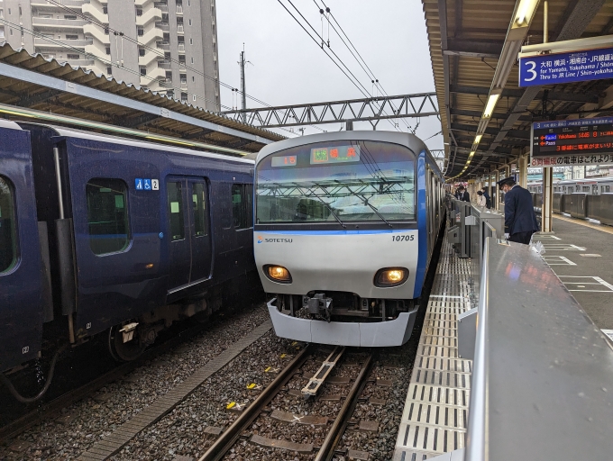鉄道乗車記録の写真:乗車した列車(外観)(1)          「相模鉄道10000系」