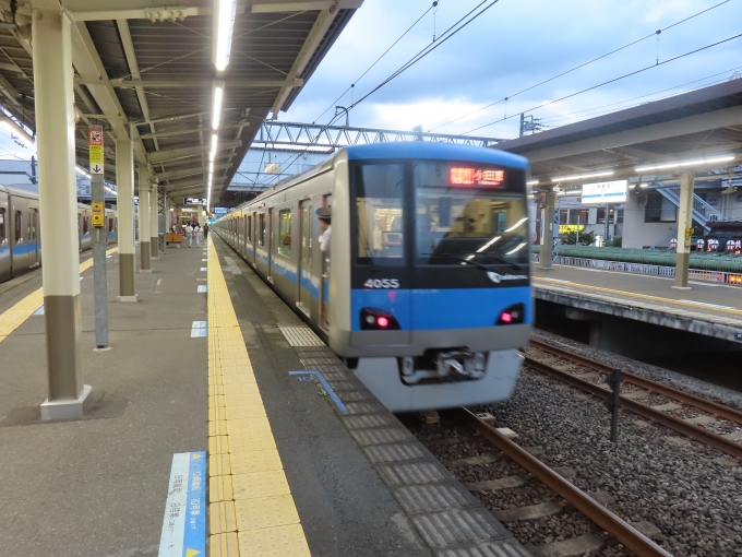 鉄道乗車記録の写真:乗車した列車(外観)(1)        「小田急（新）4000形」