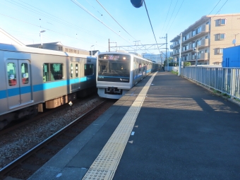 富水駅から螢田駅の乗車記録(乗りつぶし)写真
