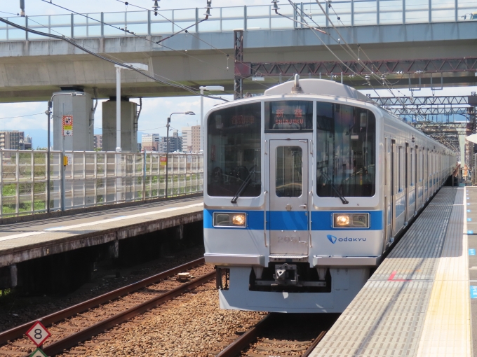 鉄道乗車記録の写真:乗車した列車(外観)(1)        「小田急2000形」