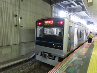 鶴間駅から相模大野駅の乗車記録(乗りつぶし)写真
