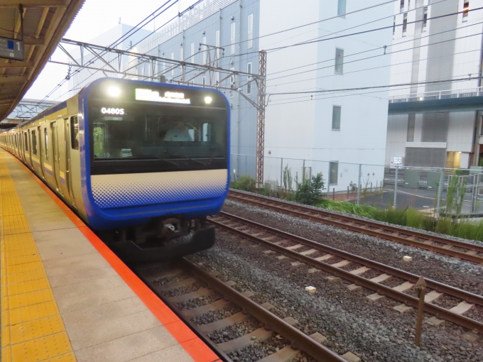 鉄道乗車記録の写真:乗車した列車(外観)(1)          「E235系一般形電車」