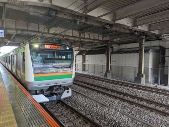 平塚駅から大崎駅の乗車記録(乗りつぶし)写真