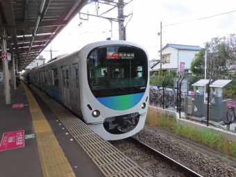小川駅から高田馬場駅の乗車記録(乗りつぶし)写真