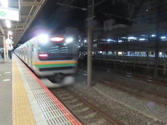 平塚駅から宇都宮駅の乗車記録(乗りつぶし)写真