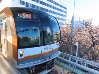 横浜駅から中目黒駅の乗車記録(乗りつぶし)写真