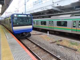品川駅から千葉駅の乗車記録(乗りつぶし)写真