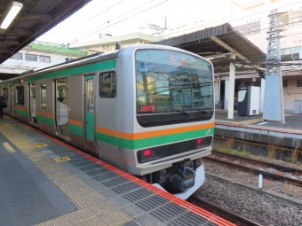 茅ケ崎駅から平塚駅の乗車記録(乗りつぶし)写真