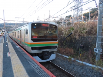 根府川駅から早川駅の乗車記録(乗りつぶし)写真