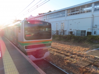 熱海駅から平塚駅の乗車記録(乗りつぶし)写真