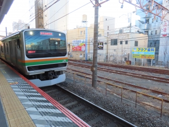 平塚駅から鴨宮駅の乗車記録(乗りつぶし)写真
