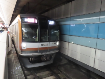横浜駅から中目黒駅の乗車記録(乗りつぶし)写真