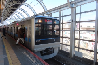 千歳船橋駅から経堂駅の乗車記録(乗りつぶし)写真