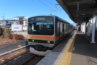 笠幡駅から武蔵高萩駅の乗車記録(乗りつぶし)写真