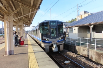 細呂木駅から加賀温泉駅の乗車記録(乗りつぶし)写真