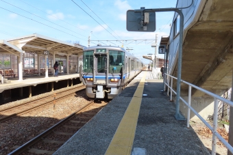 小舞子駅から粟津駅の乗車記録(乗りつぶし)写真