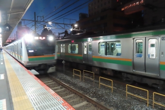 平塚駅から小田原駅の乗車記録(乗りつぶし)写真
