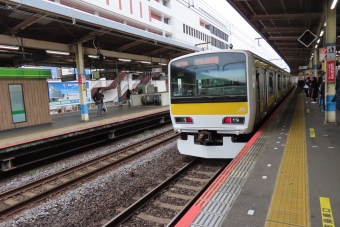 下総中山駅から船橋駅の乗車記録(乗りつぶし)写真