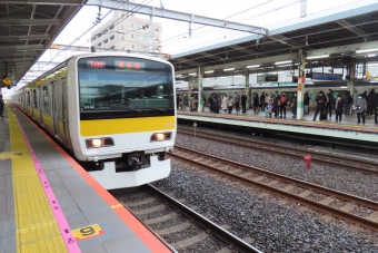 市川駅から本八幡駅の乗車記録(乗りつぶし)写真