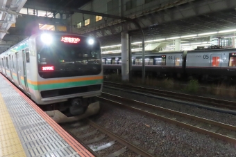 小田原駅から平塚駅の乗車記録(乗りつぶし)写真
