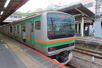 上野駅から平塚駅の乗車記録(乗りつぶし)写真