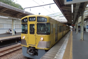 航空公園駅から本川越駅の乗車記録(乗りつぶし)写真