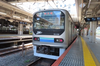 大崎駅から大井町駅の乗車記録(乗りつぶし)写真