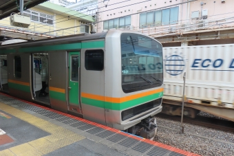 平塚駅から品川駅の乗車記録(乗りつぶし)写真