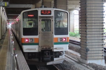 小山駅から足利駅:鉄道乗車記録の写真