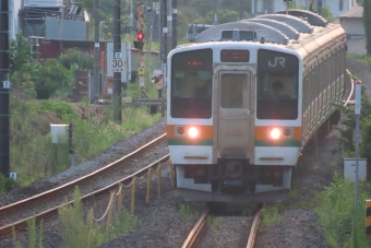 磯部駅から高崎駅の乗車記録(乗りつぶし)写真