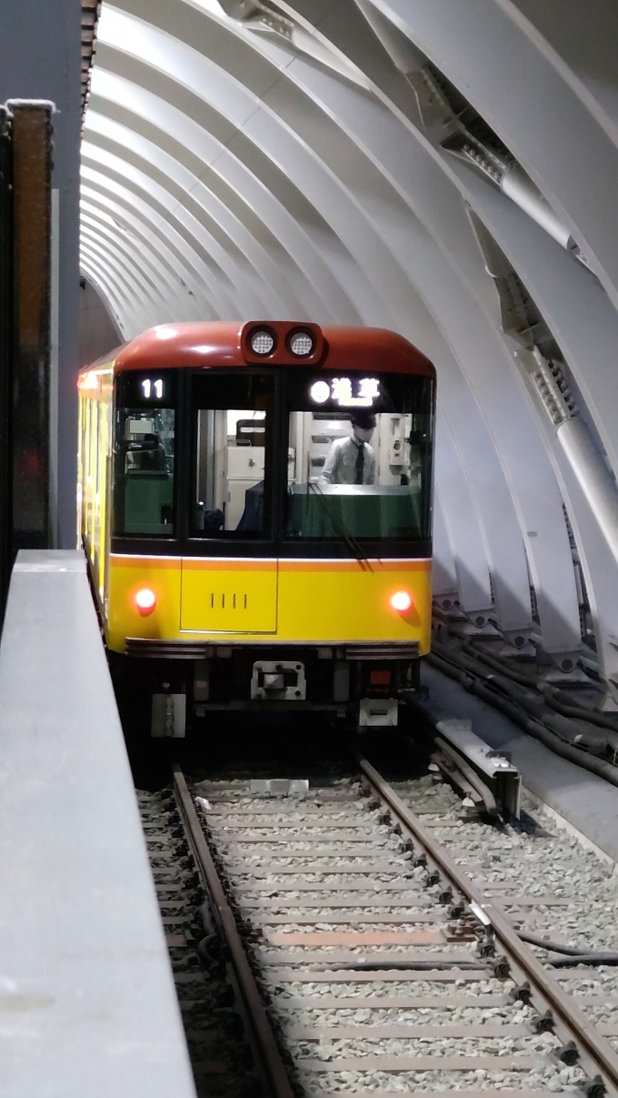 鉄道乗車記録の写真:乗車した列車(外観)(1)        「車両番号1111、運行番号11の1づくし。」