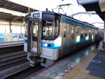 丸亀駅から松山駅の乗車記録(乗りつぶし)写真