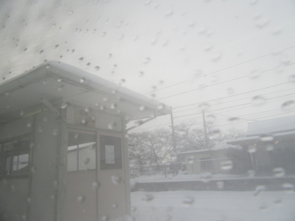 鉄道乗車記録「米沢駅から福島駅」車窓・風景の写真(8) by Massa 撮影日時:2023年01月29日