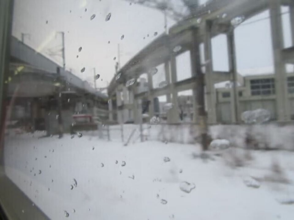 鉄道乗車記録「米沢駅から福島駅」車窓・風景の写真(10) by Massa 撮影日時:2023年01月29日