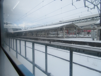 福島駅から向瀬上駅の乗車記録(乗りつぶし)写真