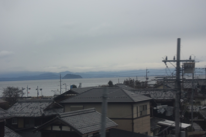 鉄道乗車記録の写真:車窓・風景(13)        「琵琶湖なので湖西線内のどこか」
