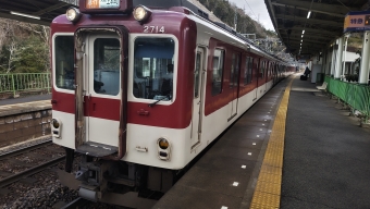 榊原温泉口駅から名張駅の乗車記録(乗りつぶし)写真