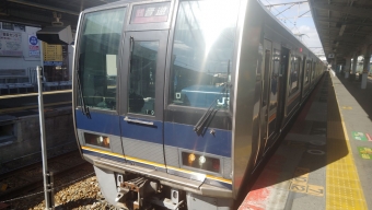 西明石駅から須磨駅の乗車記録(乗りつぶし)写真